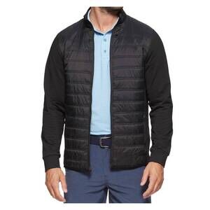 NEW FLAGS & ANTHEM worthington performance puffer jacket in black